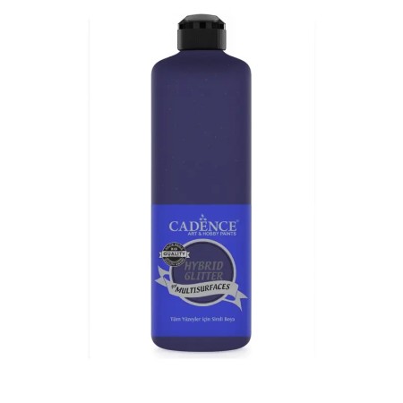 HSA115 Midnight Blue - Gold Glitter Hybrid Multisurface Paint 500ML
