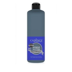 HSA042 Napoleon Blue - Gold Glitter Hybrid Multisurface Paint 500ML
