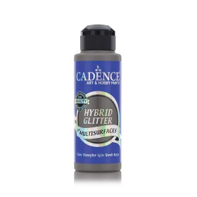 HSA081 Graffiti Gray - Gold Glitter Hybrid Multisurface Paint 120ML