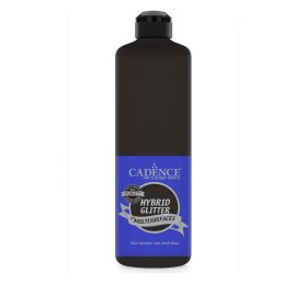 HSA060 Black - Gold Glitter Hybrid Multisurface Paint 500ML