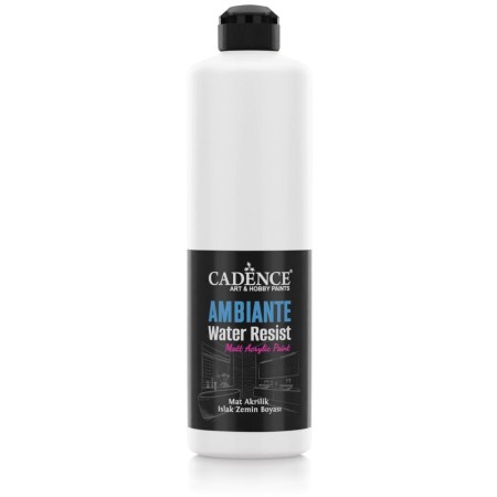 AW01 White Ambiante Water Resist Acrylic Paint 500ML + Varnish Catalyst 20GR
