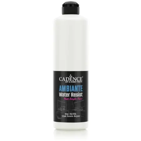 AW02 Pure White Ambiante Water Resist Acrylic Paint 500ML + Varnish Catalyst 20GR