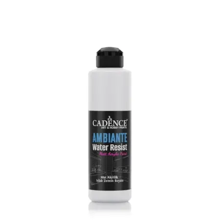 AW03 Ancient White Ambiante Water Resist Acrylic Paint 250ML + Varnish Catalyst 10GR