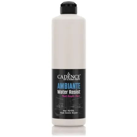 AW05 Ivory Coast Ambiante Water Resist Acrylic Paint 500ML + Varnish Catalyst 20GR