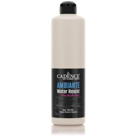 AW06 Old Lace Ambiante Water Resist Acrylic Paint 500ML + Varnish Catalyst 20GR