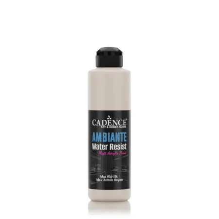 AW07 Sandstone Ambiante Water Resist Acrylic Paint 250ML + Varnish Catalyst 10GR