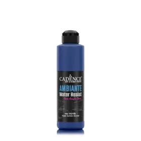 AW09 Midnight Blue Ambiante Water Resist Acrylic Paint 250ML + Varnish Catalyst 10GR