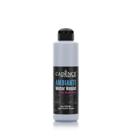 AW08 Slate Gray Ambiante Water Resist Acrylic Paint 250ML + Varnish Catalyst 10GR