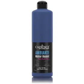 AW09 Midnight Blue Ambiante Water Resist Acrylic Paint 500ML + Varnish Catalyst 20GR