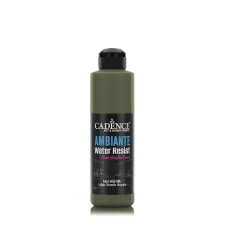 AW15 Walnut Ambiante Water Resist Acrylic Paint 250ML + Varnish Catalyst 10GR