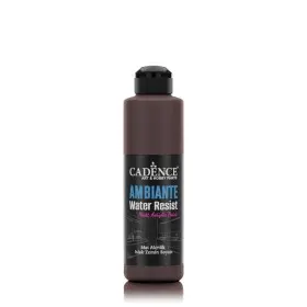 AW18 Dark Brown Ambiante Water Resist Acrylic Paint 250ML + Varnish Catalyst 10GR