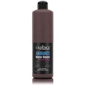 AW18 Dark Brown Ambiante Water Resist Acrylic Paint 500ML + Varnish Catalyst 20GR