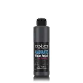 AWM08 Black Ambiante Water Resist Metallic Paint 250ML + Varnish Catalyst 10GR