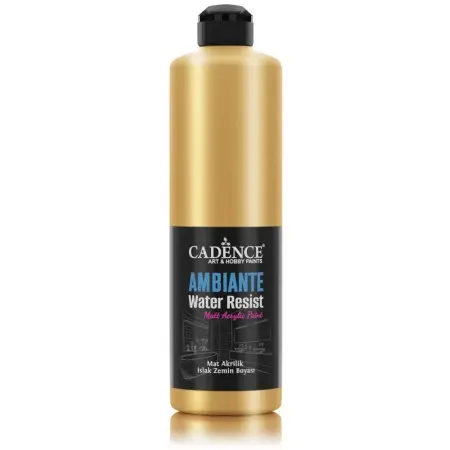 AWM03 Gold Metallic Ambiante Nassbodenfarbe 500ML + Katalysator 20GR