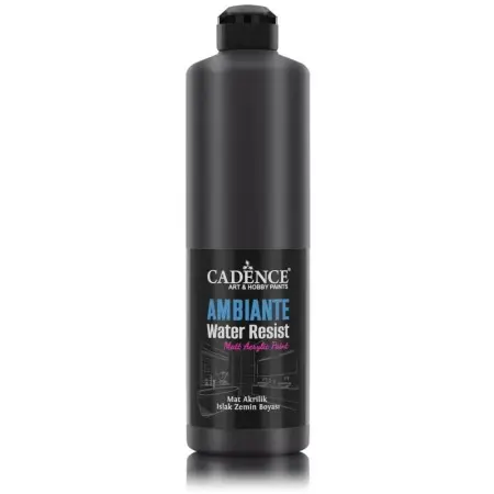 AWM08 Black Ambiante Water Resist Metallic Paint 500ML + Varnish Catalyst 20GR