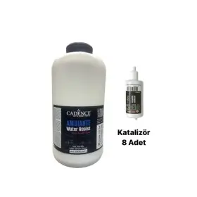 AW03 Ancient White Ambiante Water Resist Acrylic Paint 2LT + Varnish Catalyst 80GR