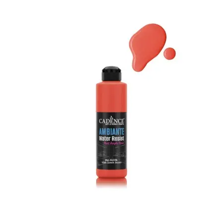 AW27 Pomegranate Flower Ambiante Water Resist Acrylic Paint 250ML + Varnish Catalyst 10GR