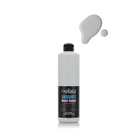 AW45 Light Gray Ambiante Water Resist Acrylic Paint 500ML + Varnish Catalyst 20GR