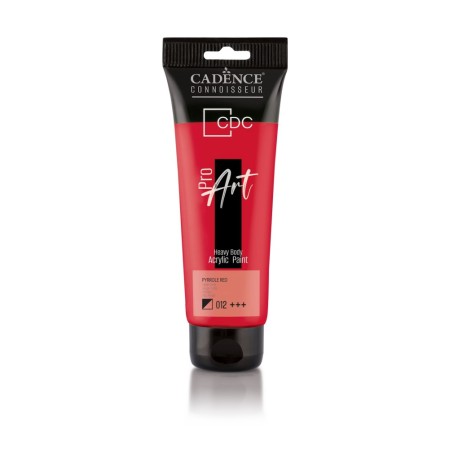 PR012 Rot Glänzend PRO-Art Heavy Body Acrylfarbe 120ML