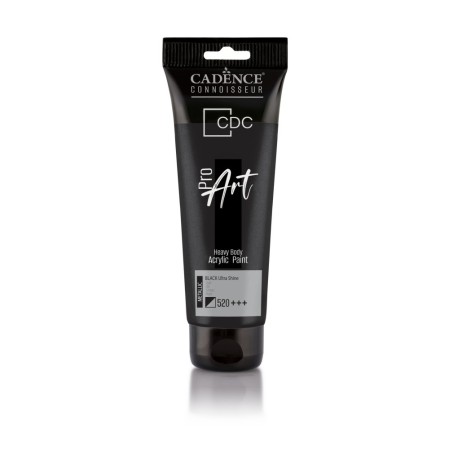 PRD520 Black Proart Heavy Body Acrylic Paint 120ML