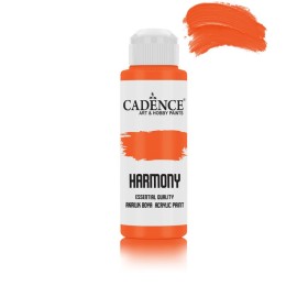 Har017 Orange Acrylic Paint 120ML - Cadence Harmony Economic Acrylic Paint