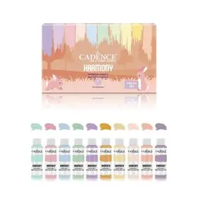 Cadence Harmony Akrilik Boya Seti - Pastel Renk Tonları 10'lu Set