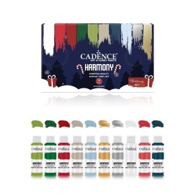 Harmony Akrilik Boya Seti - Yılbaşı Renk Tonları 10'lu Set