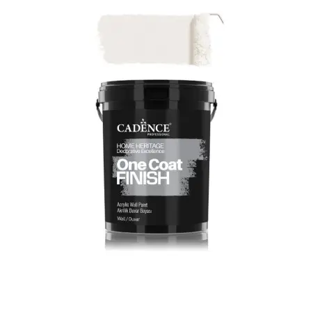 OCF01 Papatya Beyazı Akrilik Duvar Boyası - One Coat Finish 2.5LT