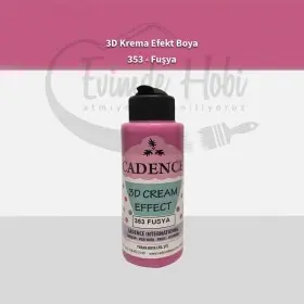 353 3D Farbe Cremeefekt Fussia 120ML