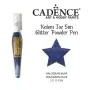 Stiftpulver-Glitzer Hologramm Blau