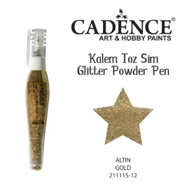 Stiftpulver-Glitzer Gold
