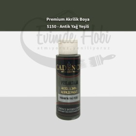 Premium Akrilik Boya 5150 Antik Yağ Yeşili 70ML