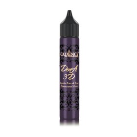 5139 3D Dora Knopffarbe Dunkel Orchidee