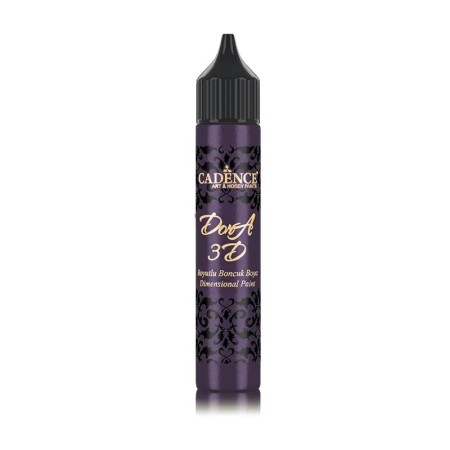 5139 3D Dora Knopffarbe Dunkel Orchidee