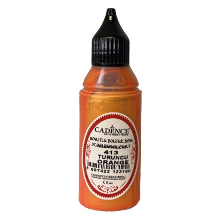 413 Knopffarbe Metallic Orange 50ML