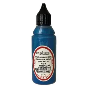 421 Knopffarbe Metallic Türkis 50ML