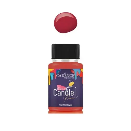CDL09 Blass Rot Opak Kerzenfarbe 50ML 