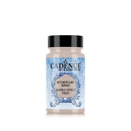Cadence Metalik Mermer Boyası 120 Krem 90ML