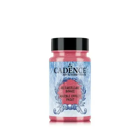 82 Red Opaque Marble Effect Paint 90ML