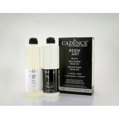 Cadence Resin Art Şeffaf Epoksi 500ML Takım