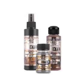 Rust Effect Paint Set1 -  Natural Rust Effect Paint + Rust Activator +Rust Powder