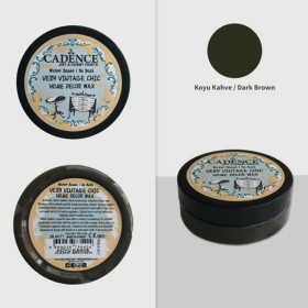 Cadence Home Dekor Wachs Dunkelbraun