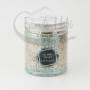 GT-02 Faserige Glitzerfarbe Antique Silber