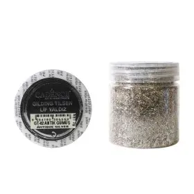 GT02 Faserige Glitzerfarbe Antique Silber 3GR