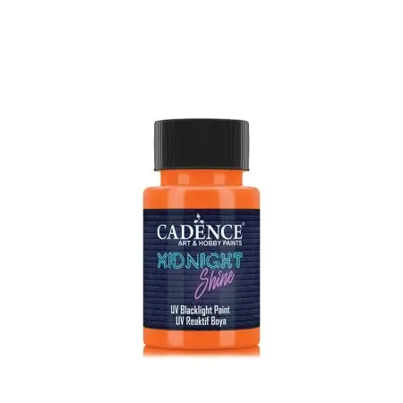 MS03 Orange Yellow Ultraviolet Reactive Paint 50ML