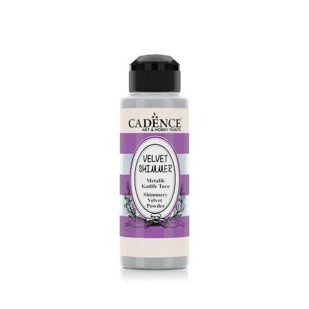 Cadence Metalik Gümüş Kadife Tozu 120ML