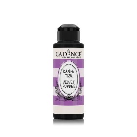 Cadence Metallik Samtpulver Schwarz 120ML