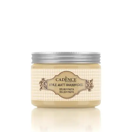 SR02 Açık Sarı Shabby Chic Rölyef Pasta(Mat)