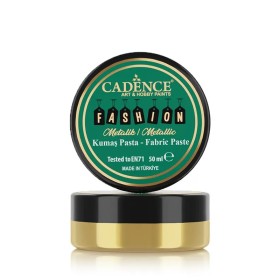 FMP02 Gold - Fashion Metallic Fabric Relief Paste 50ML