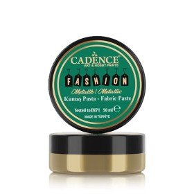 FMP03 Antique Gold - Fashion Metallic Fabric Relief Paste 50ML
